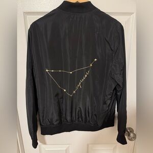 Black Zodiac Constellation Jacket